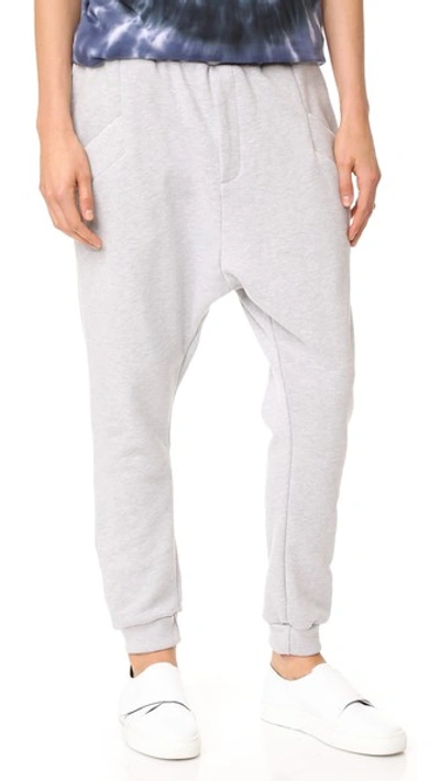 Baja East Ankle Joggers In Light Grey