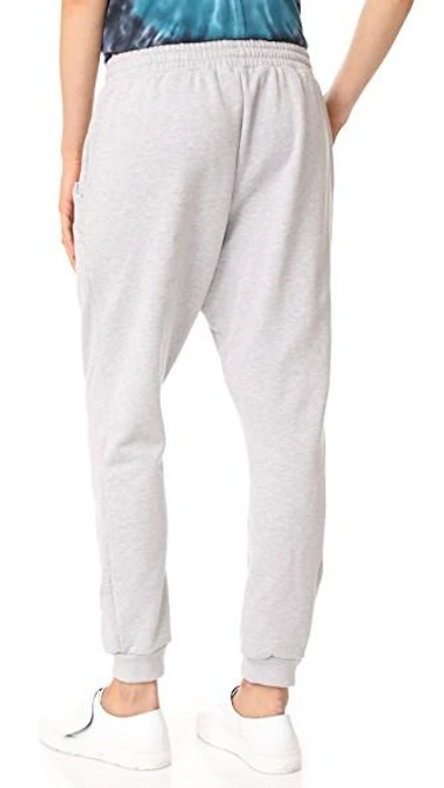 Shop Baja East Ankle Joggers In Light Grey