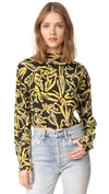 DIANE VON FURSTENBERG HIGH NECK BLOUSE