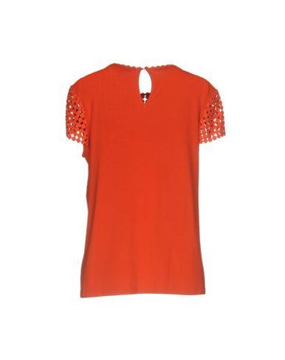 Shop Diane Von Furstenberg T-shirt In Orange