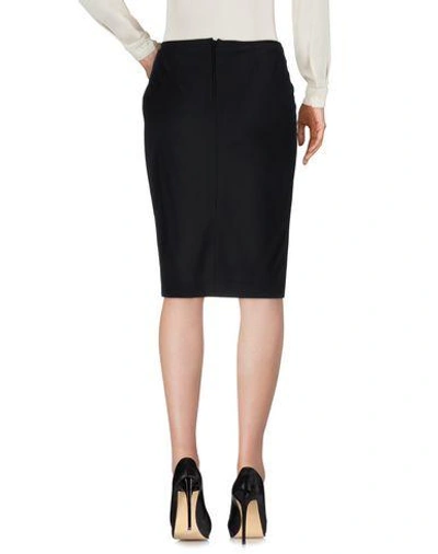 Shop John Richmond Knee Length Skirt In Black