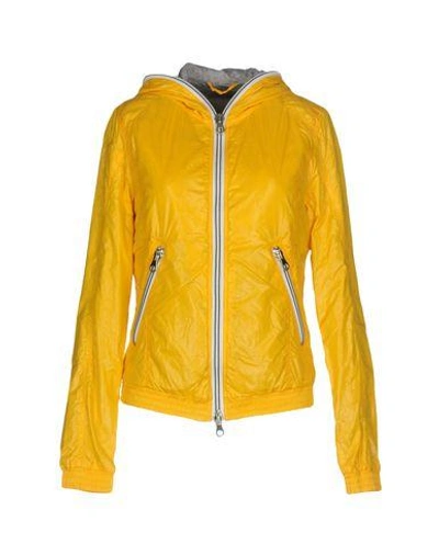 Shop Duvetica Bomber In Yellow