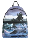 GIVENCHY OCEAN PRINTED BACKPACK,BJ05764 066.960