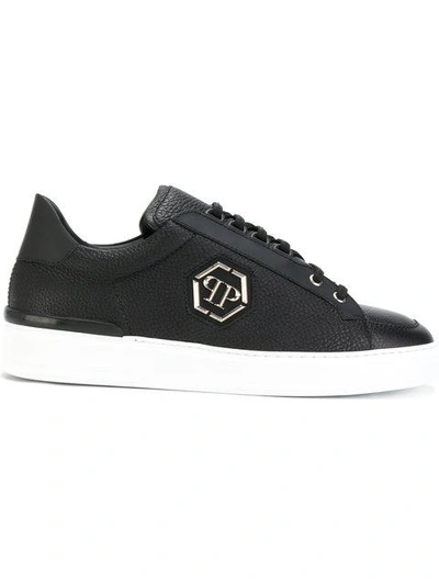 Shop Philipp Plein Logo Lace-up Sneakers