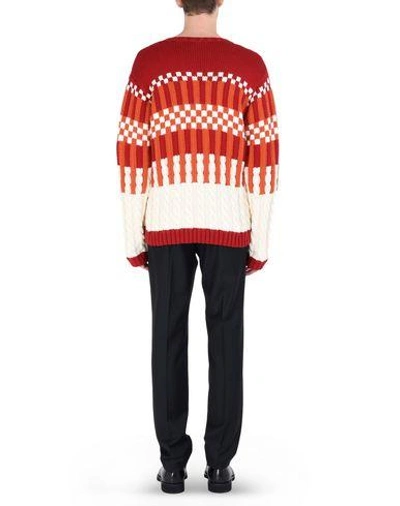 Shop Carlo Volpi Knitwear Sweater In Rust