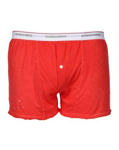 Shop Dsquared2 Boxer In Red