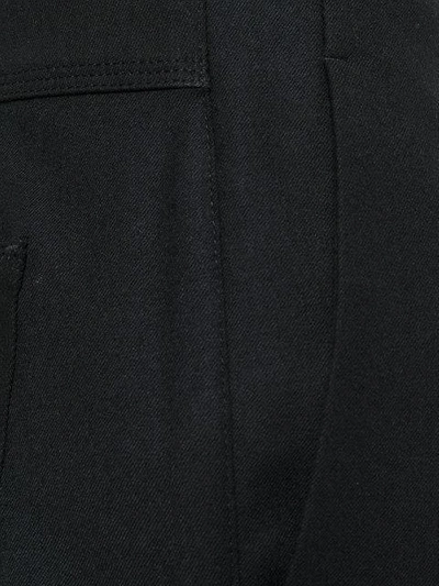 Shop Neil Barrett Cropped Regular Trousers In Black