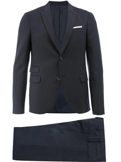 Shop Neil Barrett Two Piece Suit - Blue