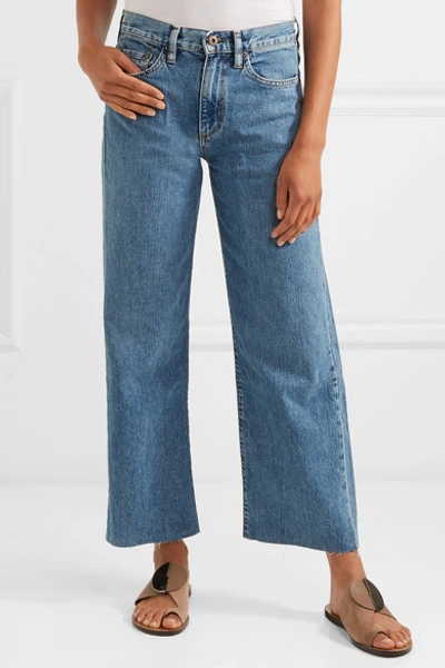 Shop Simon Miller W006 Marlo High-rise Wide-leg Jeans