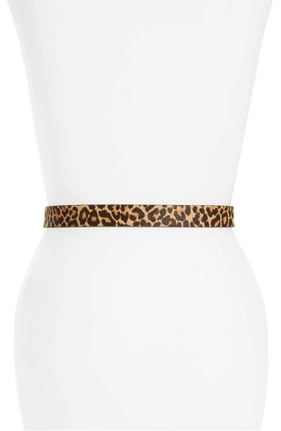 Shop Kate Spade Tassel Belt In Cheetah/ Pale Pol Gold