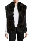 ADRIENNE LANDAU Fox Fur Vest