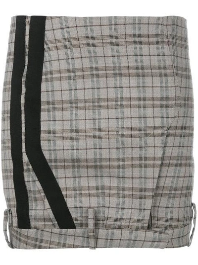 Shop A.f.vandevorst Checked Mini Skirt