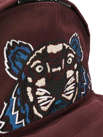 Shop Kenzo Tiger Embroidered Backpack