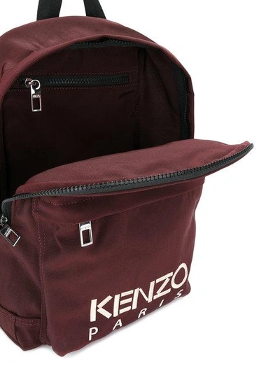 Shop Kenzo Tiger Embroidered Backpack