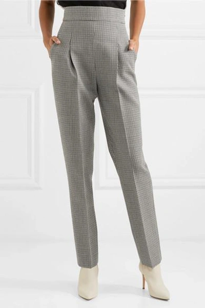 Shop Philosophy Di Lorenzo Serafini Houndstooth Wool Straight-leg Pants