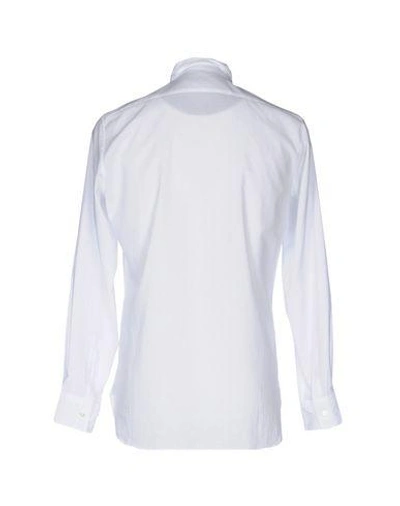 Shop Ann Demeulemeester Solid Color Shirt In White