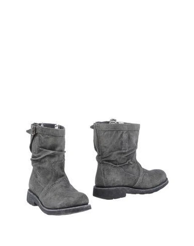 Shop Bikkembergs Ankle Boots In Lead