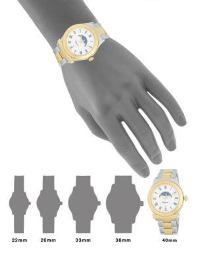 Shop Ferragamo Two-tone Stainless Steel Watch In Gold/silver