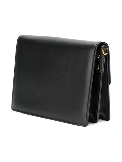 Shop Etro Fold Over Shoulder Bag - Black