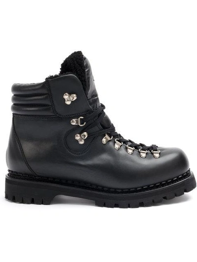 Shop Gucci Lace-up Boots - Black