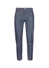 Acne Studios 'river' Cropped Raw Jeans In Color