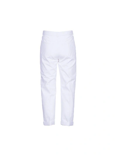 Shop Dries Van Noten High-rise Boyfriend Jeans In White