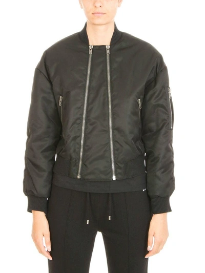 Shop Kenzo Elevated Military Bomber Jacket In Black