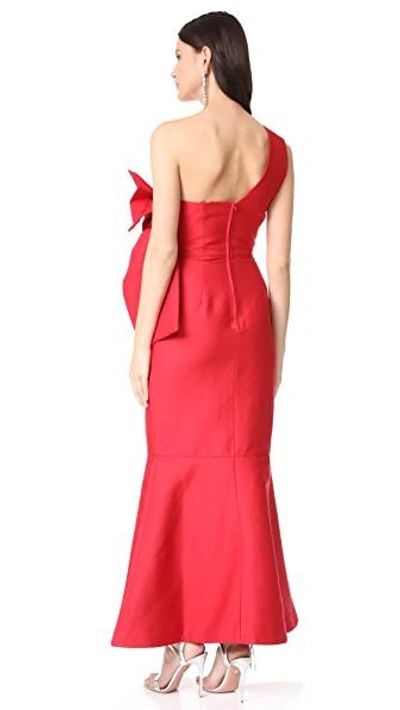 Shop Keepsake Retrogade Gown In Scarlet Red