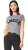 ZADIG & VOLTAIRE AMOUR DISTRESSED TEE