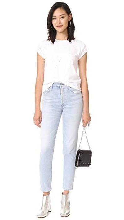 Shop Zadig & Voltaire Woo Used Tee In Blanc