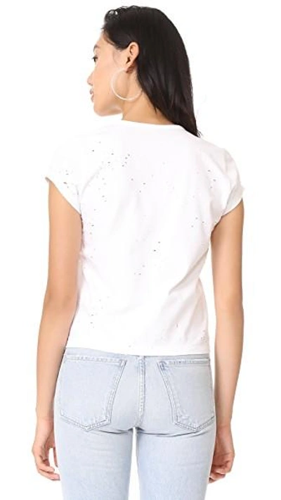 Shop Zadig & Voltaire Woo Used Tee In Blanc
