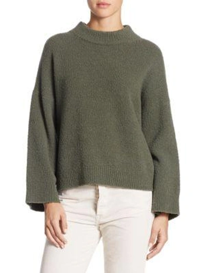 Shop Vince Boxy Pullover In Frog