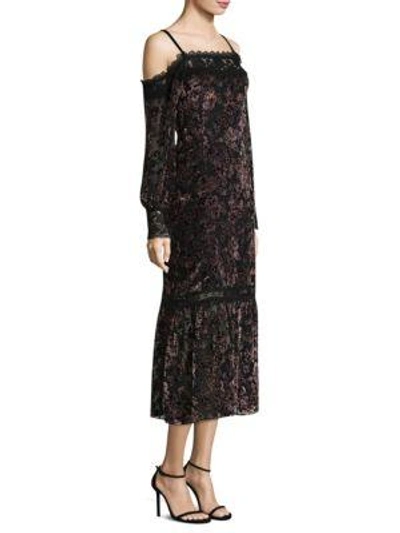 Shop Nanette Lepore Picadilly Floral Dress In Black Multi
