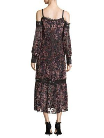 Shop Nanette Lepore Picadilly Floral Dress In Black Multi