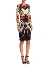 GIVENCHY Butterfly-Print Sheath Dress