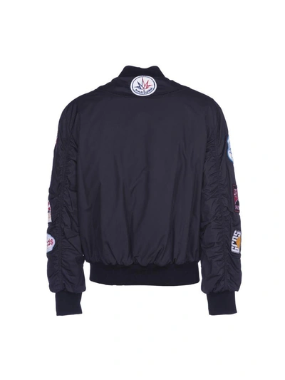 Shop Gcds Patch Bomber In Black