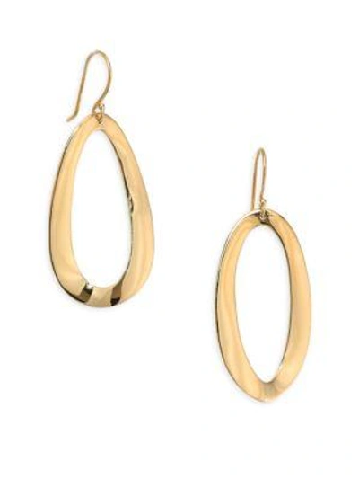 Shop Ippolita Classico 18k Yellow Gold Smooth Cherish Link Drop Earrings