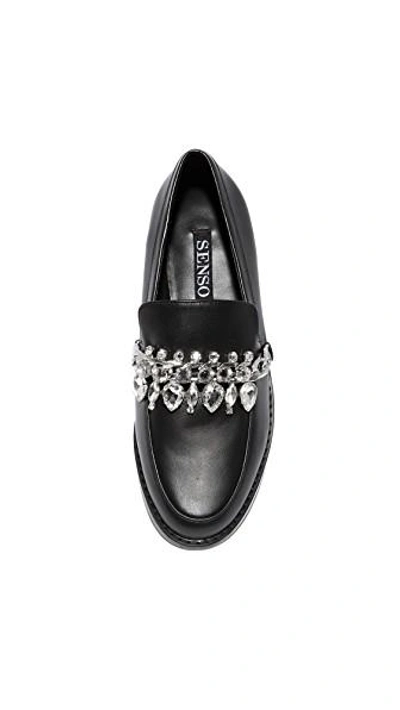 Shop Senso Corby I Loafers In Ebony