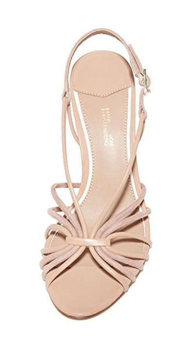 Shop Diane Von Furstenberg Milena Strappy Sandals In Powder