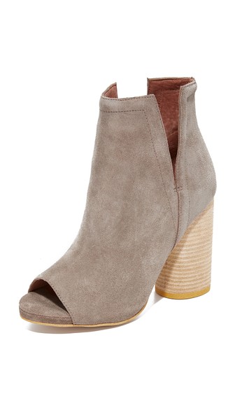 jeffrey campbell peep toe booties