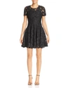 MICHAEL MICHAEL KORS FLORAL LACE FIT-AND-FLARE DRESS,MF78X6A79M