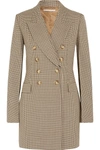 STELLA MCCARTNEY DOUBLE-BREASTED CHECKED WOOL BLAZER