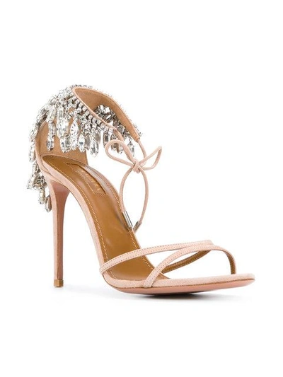 Shop Aquazzura Pink & Purple