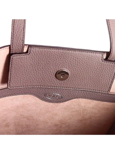 Shop Tod's Shoulder Bag Shoulder Bag Women Tods In Dove Grey