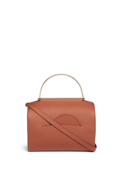 Shop Roksanda 'no. 1' Ring Handle Leather Shoulder Bag