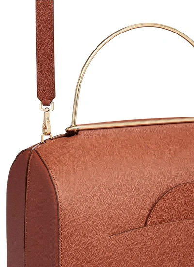 Shop Roksanda 'no. 1' Ring Handle Leather Shoulder Bag