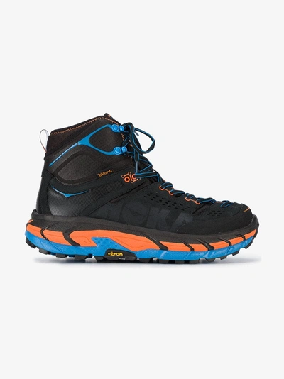 Shop Hoka One One Tor Ultra Hiking Boots In Black