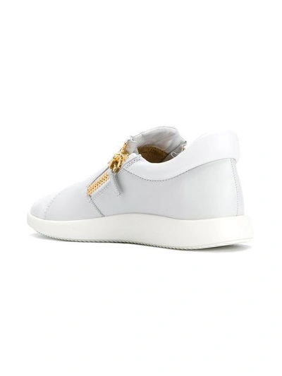 Shop Giuseppe Zanotti Design Runner Sneakers - White