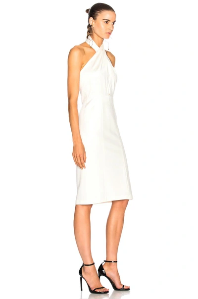 Shop Galvan For Fwrd Mini Flyover Dress In White