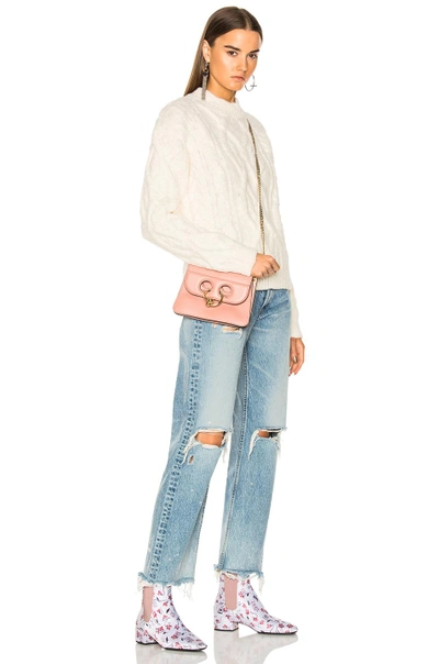 Shop Acne Studios Edyta Cable Sweater In Neutrals,white